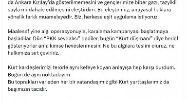 Mansur Yavaş: Biz, herkese eşit uygulama istiyoruz