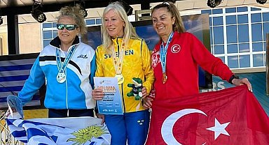 Master milli atlet Karadağ'dan Bronz madalya