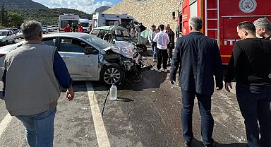 Mersin'de zincirleme kaza: 1 ölü, 9 yaralı
