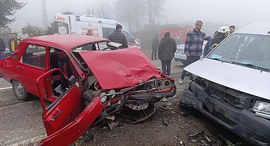 Ordu'da sis kazası; 6 yaralı
