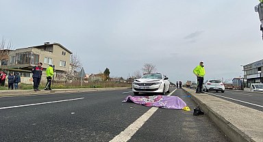 Otomobilin çarptığı yaya öldü