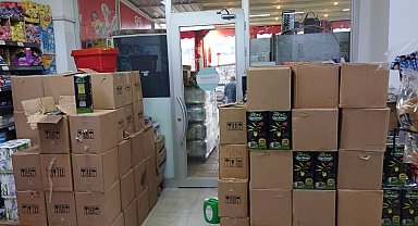 Samsun'da 2 bin 450 litre zeytinyağı ele geçirildi