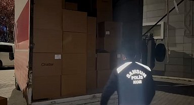 Samsun'da 650 kilo kaçak tütün ele geçirildi; 2 gözaltı