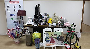 Samsun'da toplu ulaşımda unutulan eşyalar arasında evlilik cüzdanı, bisiklet ve şezlong da var