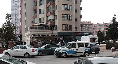 Tabancayla vurulan bina görevlisi, 1'inci kattan atladı