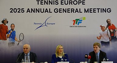 Tennis Europe Genel Kurulu Basın Toplantısı, Antalya'da gerçekleştirildi