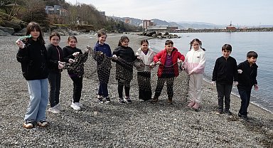 Trabzon'da minikler deniz ekosistemini keşfetti