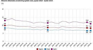 TÜİK: İşsizlik oranı yüzde 8,2 seviyesine geriledi