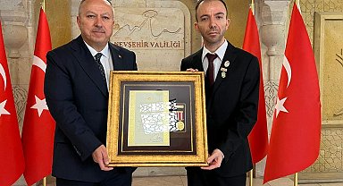 Zeytin Dalı Harekatı gazisine Devlet Övünç Madalyası verildi