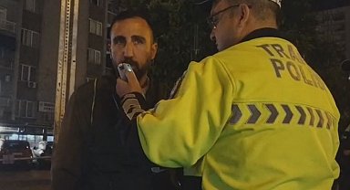 1.93 promil alkollü çıkan sürücü, polislere zor anlar yaşattı