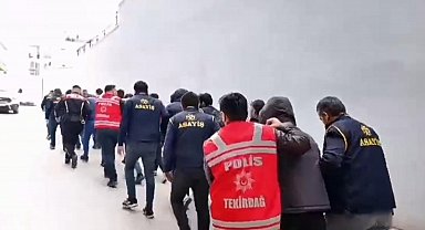 6 milyon TL'lik kablo hırsızlığına 7 tutuklama