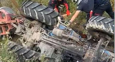 Adana'da traktör devrildi: 1 ölü