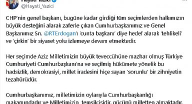 AK Parti'li Yazıcı: Milletimiz demokrasiyi hazmedemeyenlere cevabını verecektir