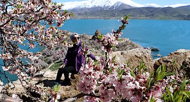 Akdamar Adası'nda '3'üncü Badem Çiçeği Festivali' başladı