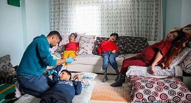 ALS hastası 4 kardeşe fizik tedavi desteği sağlandı