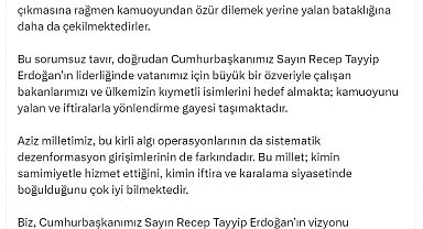 Altun: Bazı CHP'li siyasetçilerin çirkin iddiaları, siyasi tükenmişliklerinin açık bir göstergesi