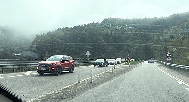 Amasra'da bayram yoğunluğu; ilçeye 4 günde 14 bin 600 araç giriş yaptı