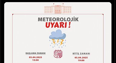 Ankara Valiliği'nden 'sağanak' uyarısı