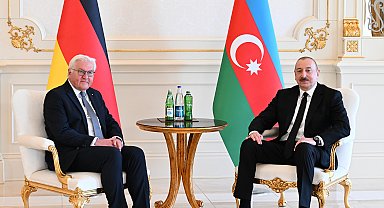 Azerbaycan Cumhurbaşkanı Aliyev, Almanya Cumhurbaşkanı Steinmeier ile görüştü