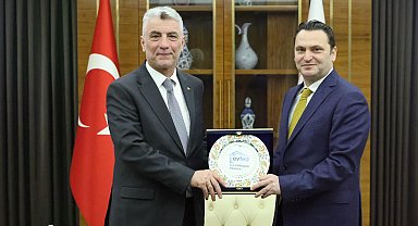 Bakan Bolat, EVFED Yönetim Kurulu Başkanı Kaplangı'yı kabul etti