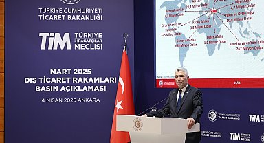 Bakan Bolat: Tarihimizin en yüksek ikinci mart ayı ihracat rakamını elde ettik