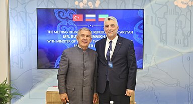 Bakan Bolat, Tataristan Cumhurbaşkanı Minnihanov ile görüştü