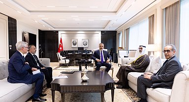 Bakan Fidan, Kuveyt Dışişleri Bakan Yardımcısı Al Sabah'ı kabul etti