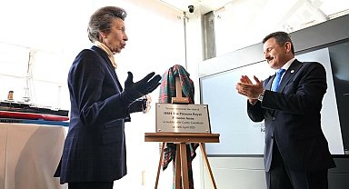 Birleşik Krallık Kraliyet Prensesi Anne, Seddülbahir Kalesi'ni ziyaret etti