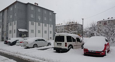 Bitlis'te kar yağışı; 60 köy yolu kapandı