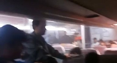 BUDO deniz otobüsünde yangın: 4 yolcu dumandan etkilendi