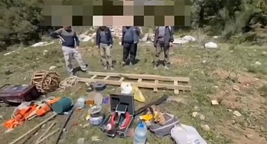 Bursa'da izinsiz kazı yaparken yakalanan 4 şüpheli serbest bırakıldı