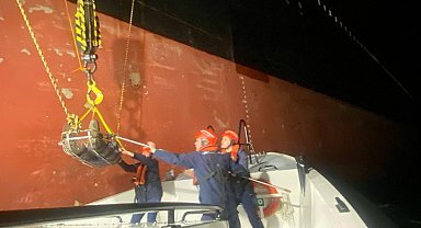 Çanakkale'de gemide yaralanan personel tahliye edildi