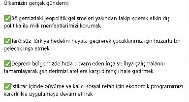 Cevdet Yılmaz: Ülkemizin gerçek gündemi etkin dış politika ile milli menfaatlerimizi korumak