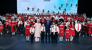 Cumhurbaşkanı Erdoğan, 23 Nisan Ulusal Egemenlik ve Çocuk Bayramı Konseri'ni dinledi