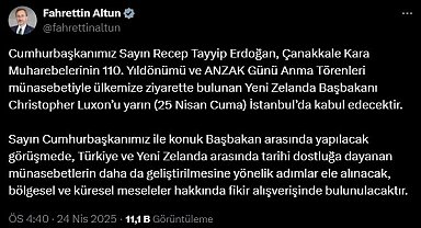 Cumhurbaşkanı Erdoğan, Yeni Zelanda Başbakanı Christopher Luxon'u kabul edecek