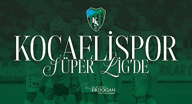 Cumhurbaşkanı Erdoğan'dan Kocaelispor'a tebrik mesajı