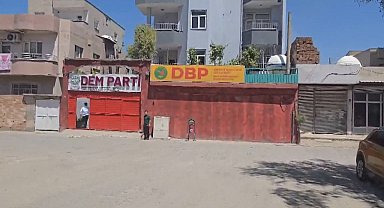 DEM Parti Cizre İlçe Teşkilatı'nın olduğu binada çıkan yangın söndürüldü