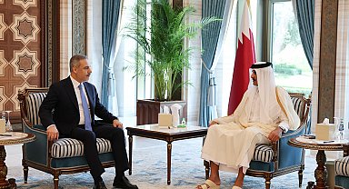 Dışişleri Bakanı Hakan Fidan, Katar Emiri Al Sani ile görüştü