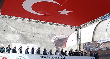 Diyarbakır'da Türkiye'nin en uzun sulama tünelinin kazısı başladı
