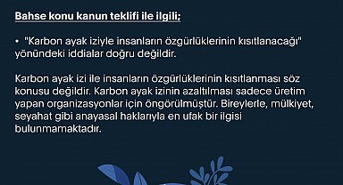DMM'den İklim Kanunu ile ilgili iddialara dair açıklama