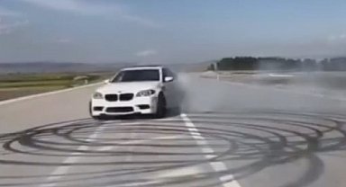 Drift atan sürücüye 34 bin 880 TL ceza