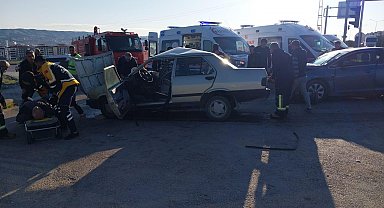 Elazığ'da zincirleme kaza: 1 ölü, 3 yaralı