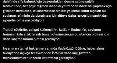 Fahrettin Altun: İsrail'in daha kaç gazeteciyi katletmesi gerekiyor