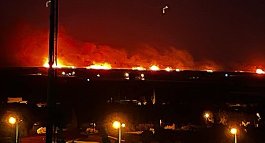 Göksu Deltası'ndaki sazlık yangını söndürüldü