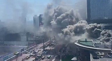 Güney Kore'de yangın