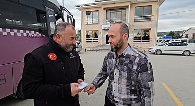 Halk otobüsü şoförü, ödül olarak verilen parayı Gazze için bağışladı