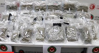 İpsala Sınır Kapısı'nda cipte 17 kilo esrar ele geçirildi