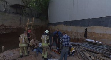 İstanbul- Ataşehir'de inşaatta göçük- 1