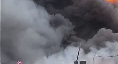 İstanbul- Başakşehir'de kimya deposunda yangın- 1