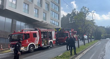 İstanbul - Beşiktaş'ta otel inşaatında çıkan yangın söndürüldü